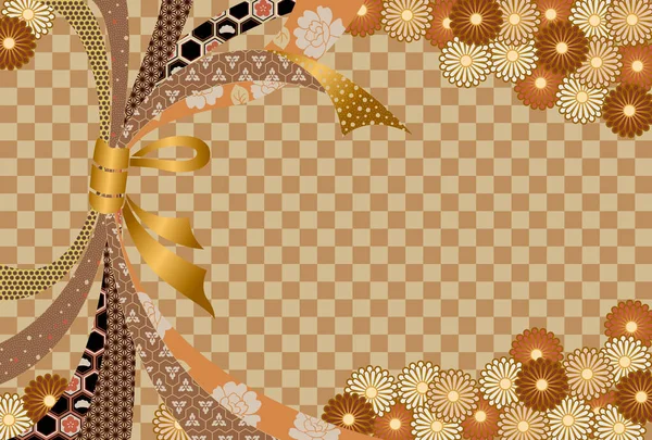 Background Traditional Japanese Pattern Noshi — Archivo Imágenes Vectoriales