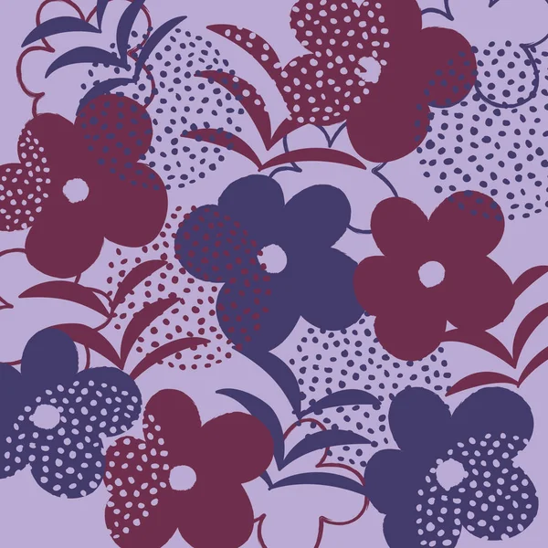 Floral Background Dull Colors — Stok Vektör