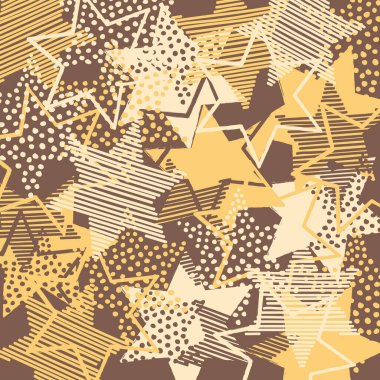 Background with scattered dull color stars