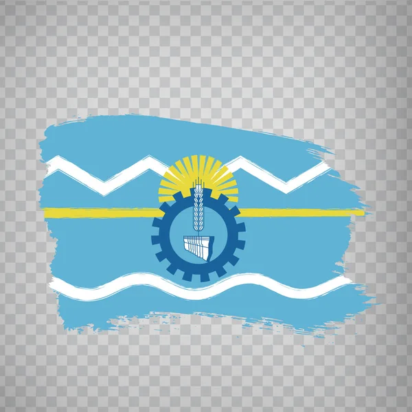 Πινελιές Της Επαρχίας Τσουμπούτ Σημαία Της Επαρχίας Chubut Διαφανές Φόντο — Διανυσματικό Αρχείο