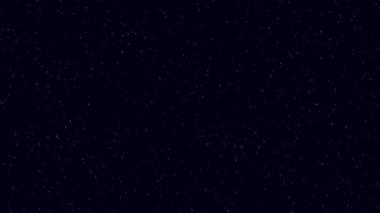 Kar yağışı örtüsü, koyu mavi arka plan - kış, yavaşça düşen kar etkisi. Video kaydı. MP4. 