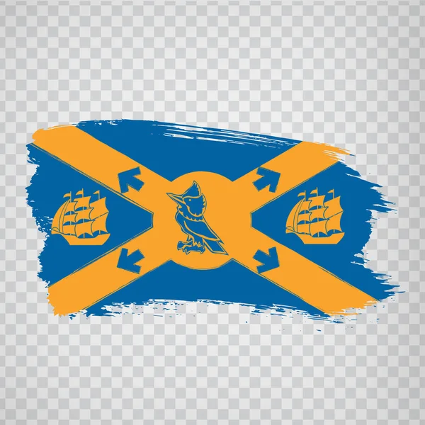 Bandera Pinceladas Halifax Bandera Halifax City Canadian Province Nova Scotia — Vector de stock