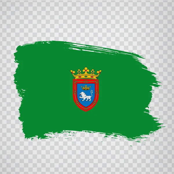 Bendera Sapuan Kuas Pamplona Tandai Ibukota Pamplona Navarre Pada Latar - Stok Vektor