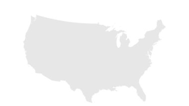 ABD haritasında Maine 'in konumu. 3d State Maine bayrak haritası konum belirleyicisi. Amerika Birleşik Devletleri haritası farklı eyaletleri gösteriyor. ABD 'nin hareketli harita devletleri. 4K. 