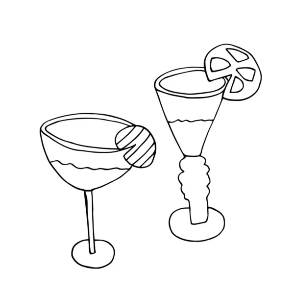 Epicerie vectorielle et champagne. — Image vectorielle