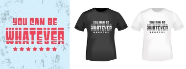 Tişört damgası, tişört baskısı, başvuru formu, rozet, etiket kıyafeti ya da diğer basım ürünlerinin sloganı olabilirsiniz. Vektör illüstrasyonu