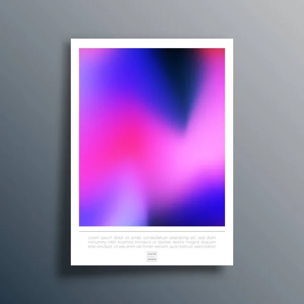 Abstract Gradient Design Posters Flyers Brochure Covers Other Printing Products — Vector de stock
