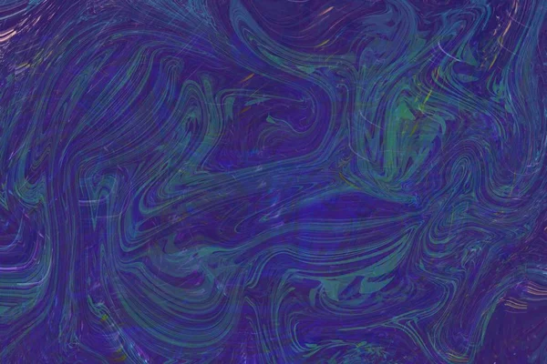 Абстрактный Темно Синий Фон Фиолетовыми Светло Зелеными Полосами Эффект Объема — стоковое фото