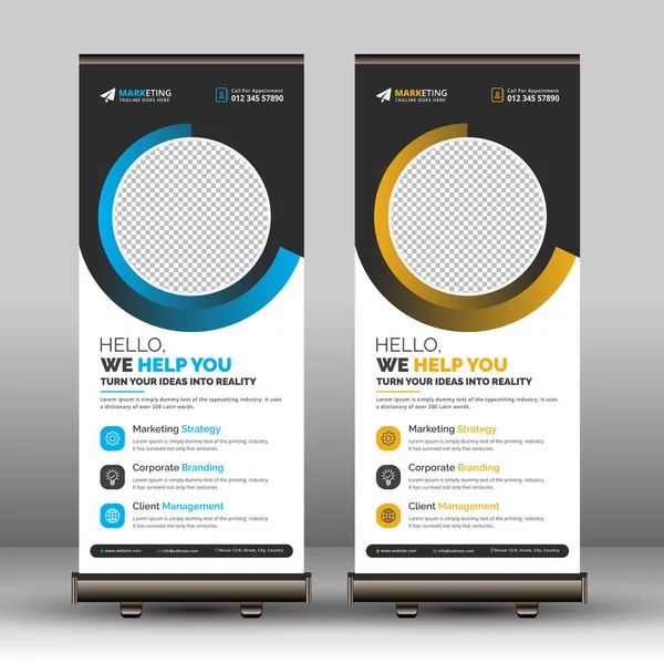 Standee Standee Roll Sancak Şablonu, Modern Çek X Banner Yaratıcı Ticari Kullanım İçin Eşsiz Tasarım