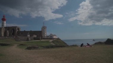 Phare de Saint Mathieu, Plougonvelin, Finistere, Brittany, Fransa.