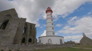 Phare de Saint Mathieu, Plougonvelin, Finistere, Brittany, Fransa.