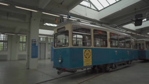 May 2022 Munich Germany Mvg Museum Mvg Munchner Verkehrsgesellschaft Museum — Video Stock