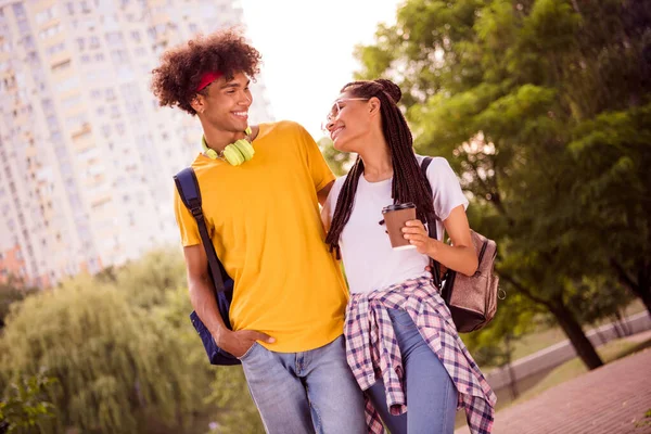 Portrait Attractive Affectionate Cheerful Couple Best Friends Family Spending Weekend — Stockfoto