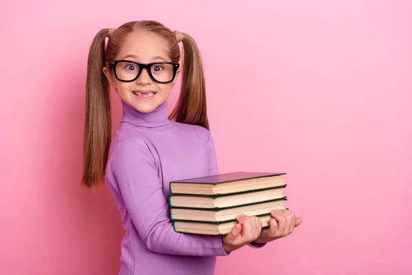 Photo Sweet Lovely Little Girl Two Tails Help Her Teacher — Stock Photo, Image