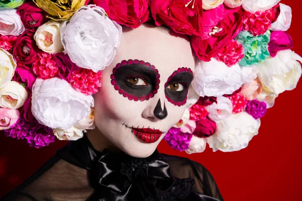 Dia Muertos Foto Vodu Bruxa Morte Dia Conceito Religião Honra — Fotografia de Stock