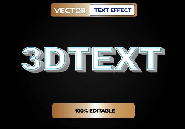 Text Effect Editable Text — Stockvektor
