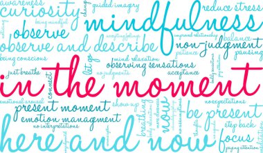 Beyaz arkaplandaki anlık kelime bulutunda. 