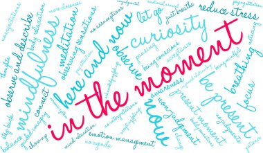 Beyaz arkaplandaki anlık kelime bulutunda. 