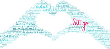 Beyaz arka planda kelime bulutu bırakın. 