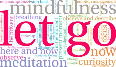 Beyaz arka planda kelime bulutu bırakın. 