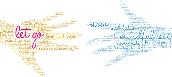 Beyaz arka planda kelime bulutu bırakın. 