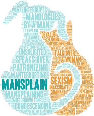 Beyaz arkaplanda erkek sözü bulutu. 