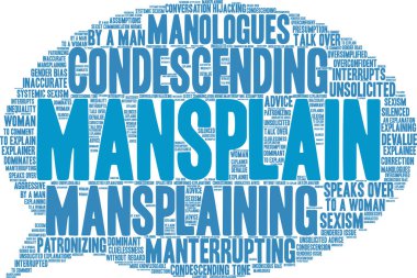 Beyaz arkaplanda erkek sözü bulutu. 