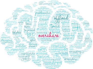 Beyaz arkaplanda fazla sözcük bulutu. 