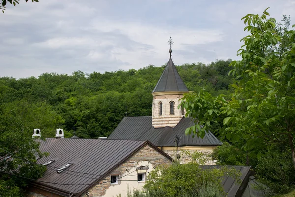 Monastère Orthodoxe Dans Parc National Serbe Frushka Gora Dans Journée — Photo