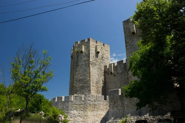 Old Medieval Manasija Monastery Castle Serbia Center Orthodox Religion Middle — Stock Photo, Image