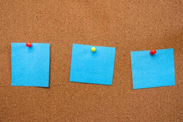 Blank Paper Cork Board — Stock Photo, Image