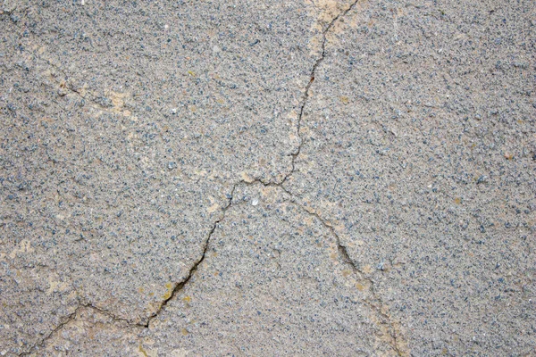 Cracked Concrete Wall Gray Wall Affected Earthquake Damaged House — Stok fotoğraf