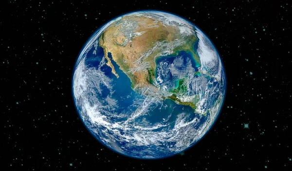 Planet Earth with stars. Elements of this image furnished by NASA.
