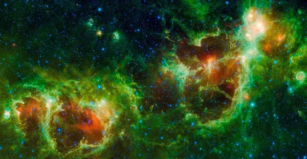 Beautiful Stars Nebula Outer Space Elements Image Furnished Nasa — Stock Photo, Image