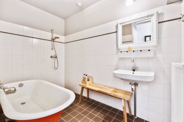 Zarif banyo tasarımı.