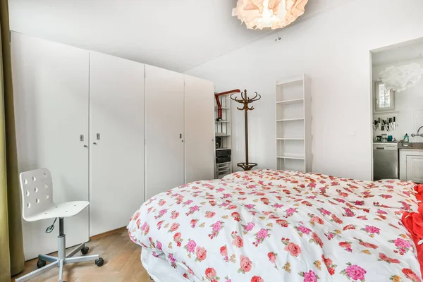 Yatak odası iç tasarımı — Stok fotoğraf