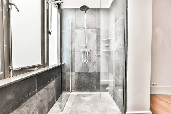 Modern shower stall — Stock Photo, Image