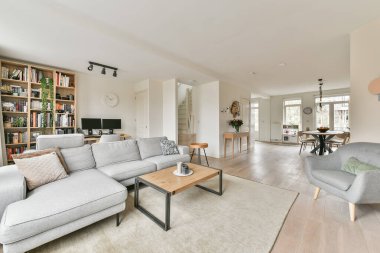 Parlak oturma odası