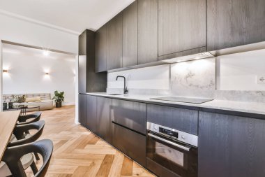 Mutfak ve yemek odası.