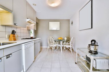 Zarif mutfak iç mimarisi