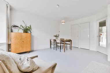 Modern yemek odası.