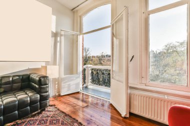 Zarif bir oturma odası.