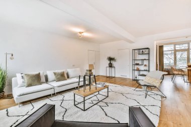 Rahat bir oturma odası.