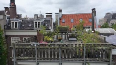 amsterdam'ın havadan görünümü