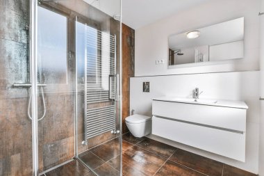 Banyo içi çok şık.