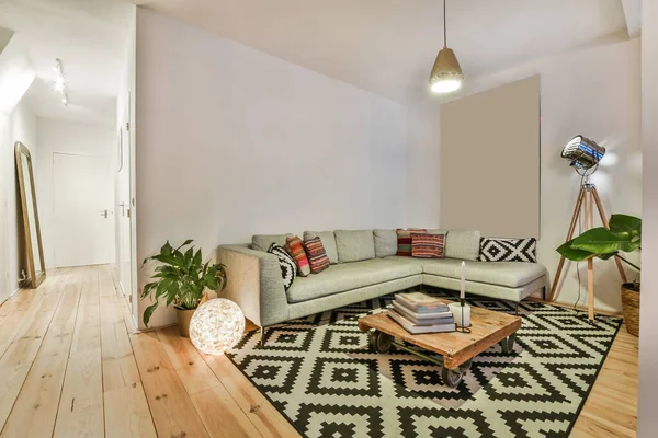 Elegantní obývací pokoj — Stock fotografie