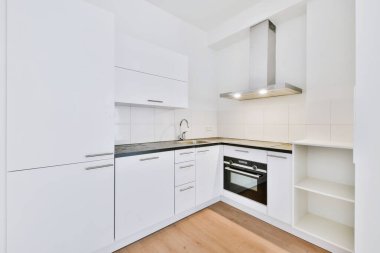 Parlak lüks mutfak.