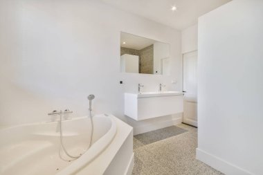 Zarif banyo tasarımı.