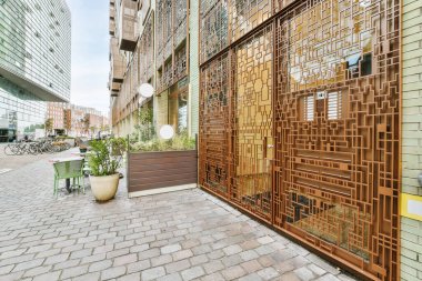 Dekoratif kapı görünümü