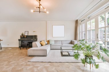 Nefes kesici bir oturma odası.